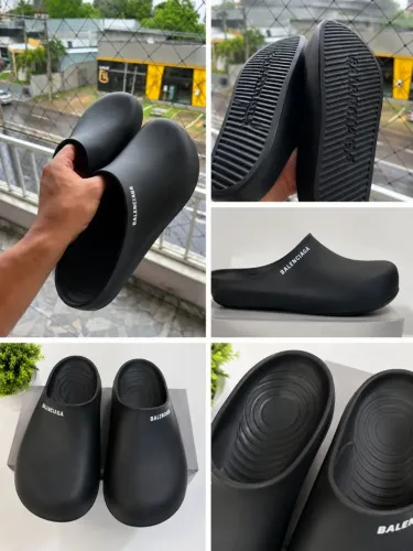Balenciaga Mule Preta Nova Sem Uso