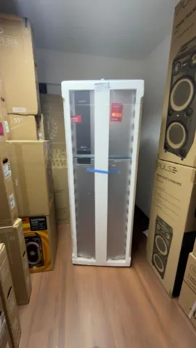 Geladeira Brastemp Frost Free Inverter 385L Inox - BRM46MK 110V - nova