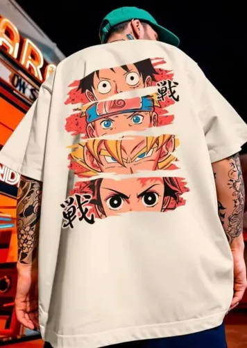 Camisa Oversized Animes