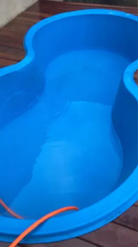 Piscina Infantil - Fibra De Vidro - 2,00x1,10x0,40 - Azul 1000 litros