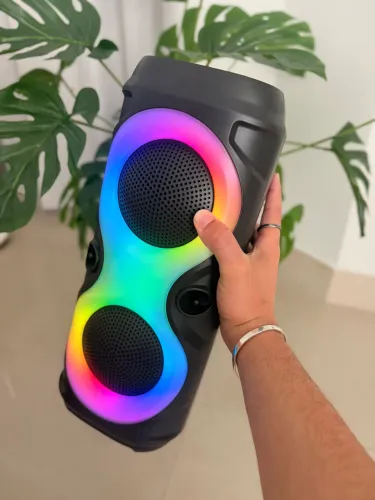 Caixa de Som Bluetooth 50W RGB | FRETE GRÁTIS