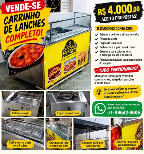 Carrinho de acarajé