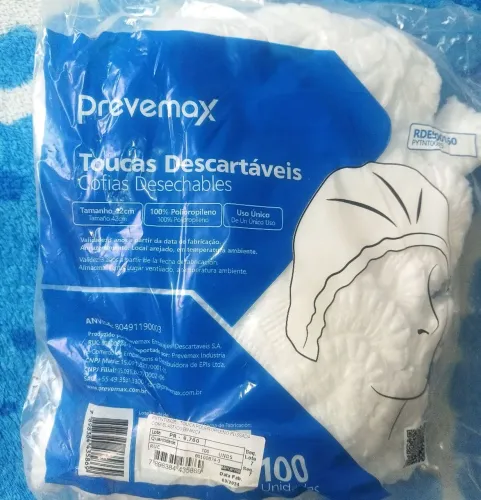 Toucas descartáveis 