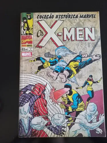 ?Hq Coleção Histórica Marvel Os X-Men Vol 1 - Panini Clássicos