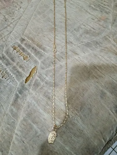 Vendo corrente bloquinho da romanel com pingente 60c