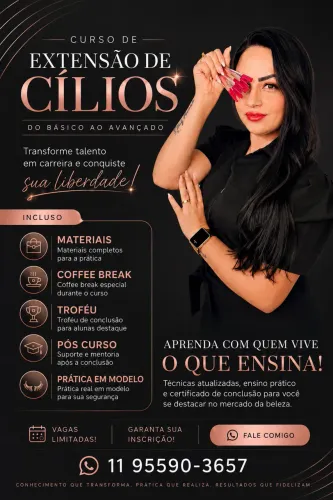 Curso extensão de cílios