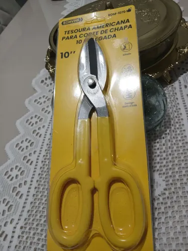 Tesoura Americana para corte de chapa 10 polegadas Bomvink
