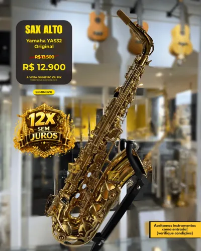 Saxofone Alto Yamaha YAS32 - Original
