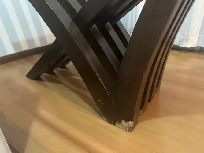 MESA DE VIDRO 180x100cm