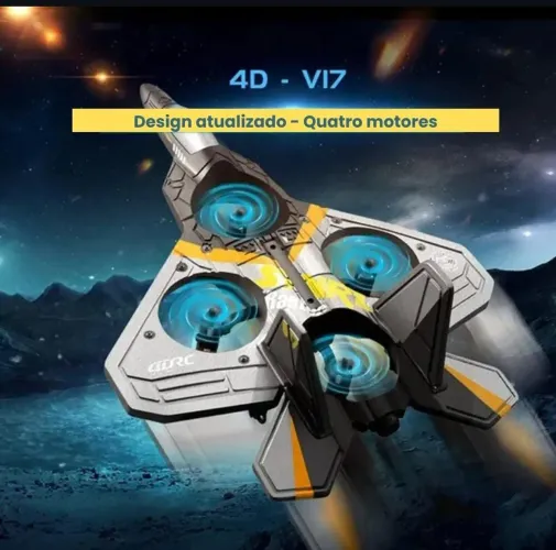 Avião de controle remoto acrobata