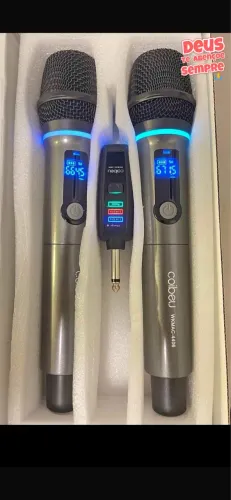 Microfone sem fio profissional 