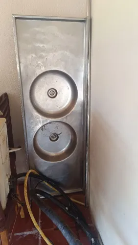 Cuba dupla em aço inox