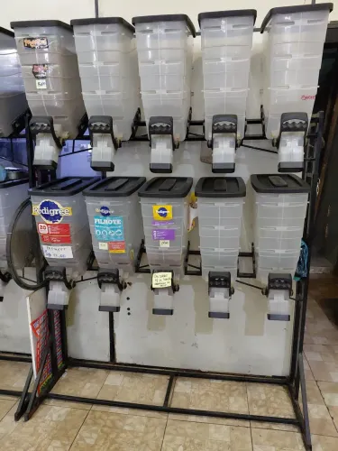 Dispenser Ração c/8 módulos com capacidade de 15kg