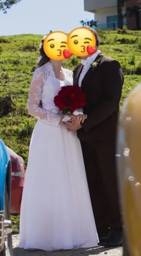 Vestido de noiva 1 uso apenas