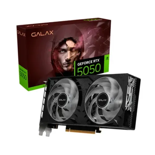Placa de Vídeo Galax Nvidia GeForce RTX 5050 1-Click OC , 8GB, GDDR6, Nova, Lacrada
