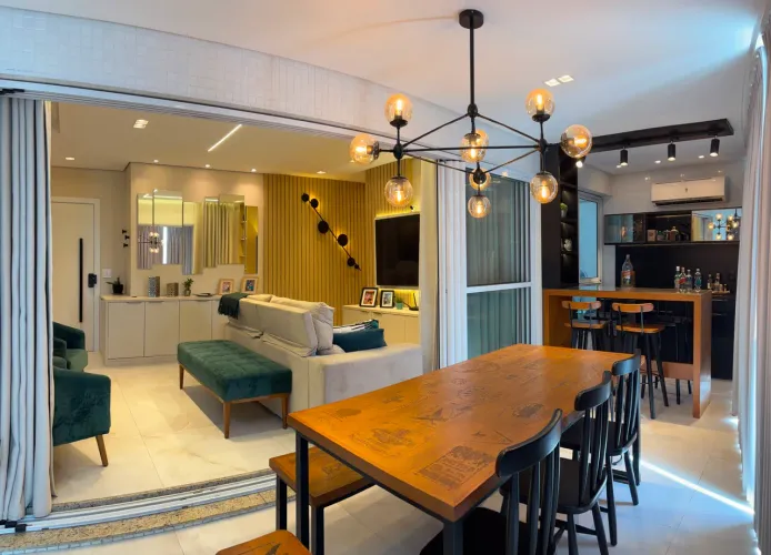 Vendo apt no Cd Concept todo mobiliado 115m2 1andar