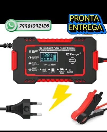 Carregador de Bateria automotivo 6amperes, Inteligente Pulse, novo
