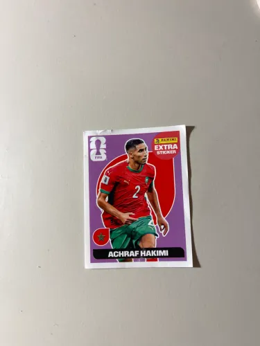 Figurinha legend roxa Hakimi copa do mundo 2026