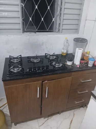 Fogão e balcão 