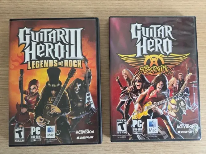 Jogos Guitar Hero PC (III e Aerosmith)