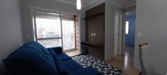 Apartamento mobiliado para alugar/59m²/com 2 quartos/ sala grande/ 1 vaga de garagem no Ba