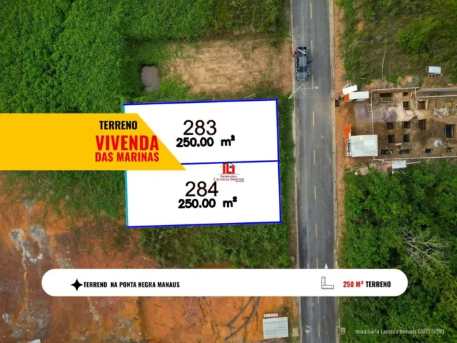 Vivenda das Marinas, Lotes residenciais lado a lado na 1 etapa, parte alta