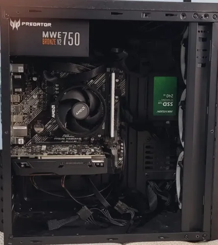 PC Gamer Ryzen 5 4600G | GTX 1050 Ti 4GB | 8GB RAM | SSD 240GB