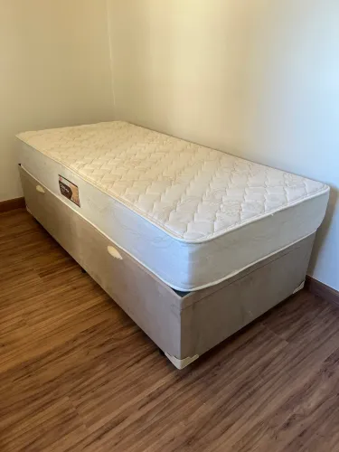 Cama Box + Colchão Solteiro