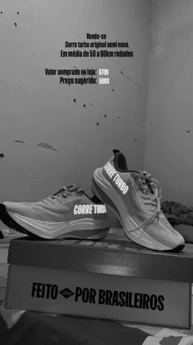 Tenis de corrida: Corre turbo original semi novo