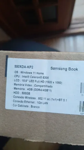 VENDO NOTEBOOK SAMSUNG BRANCO NOVO NA CAIXA COM NOTA FISCAL CARREGADOR COMPLETO Quero1000