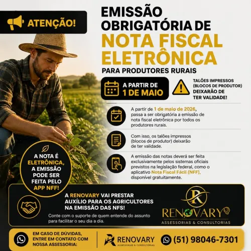 Agricultores e Produtores Rural - NF 