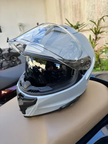 Capacete Texx 58 viseira solar interna