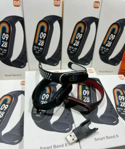 Smart Band 8 Relógio Inteligente Bluetooth Monitor Cardíaco Android iPhone
