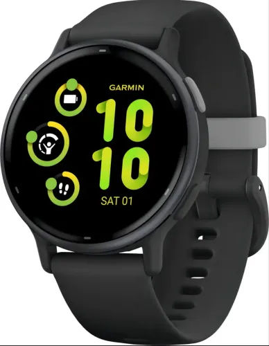 Relógio Garmin Vívoactive 6 Preto 42mm Monitor  Cardíaco NOVO