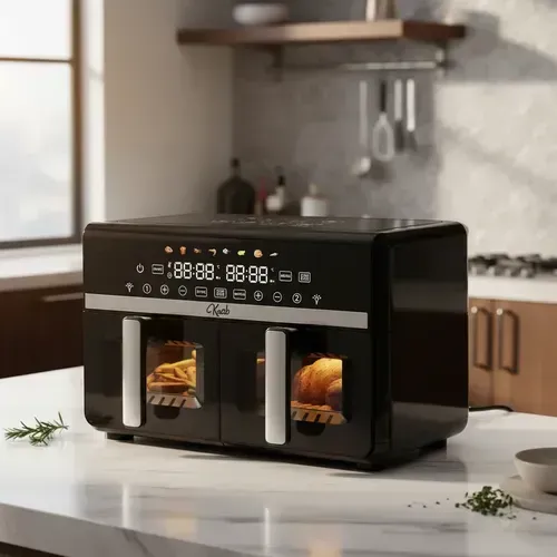 Fritadeira Elétrica Air Fryer Krab- 2200W - 10L  220 e 110 volts