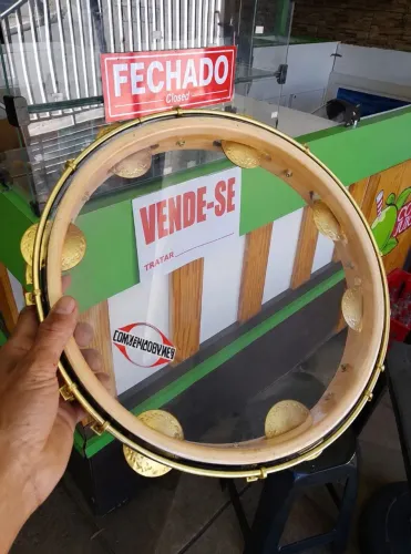 Pandeiro contemporânea 13" Pró leve últimas unidades a preço de custo