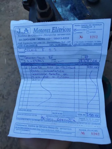 Bomba d'água monofásica