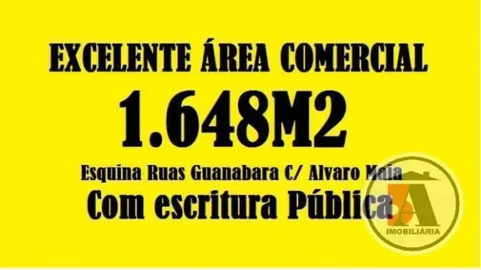 1645m2 esquina ruas Guanabara e Alvaro Maia