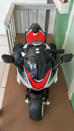 MOTOCICLETA ELETRICA 3 RODAS VERMELHO 12V4AH