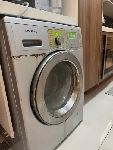Máquina de lavar Samsung frontal usada
