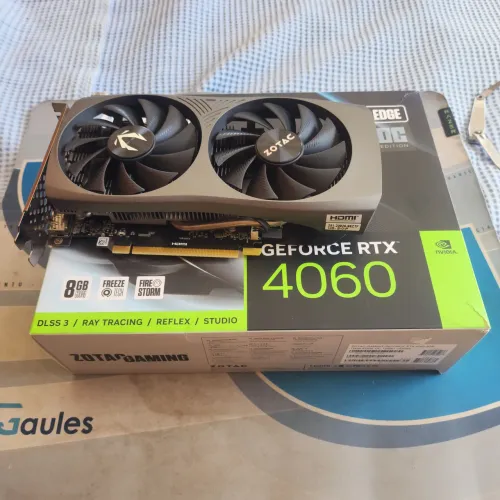 Placa De Vídeo Zotac RTX 4060 Twin Edge Oc, 8GB Gddr6