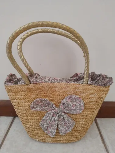 Bolsa de palha infantil