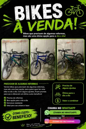 Duas bikes à venda