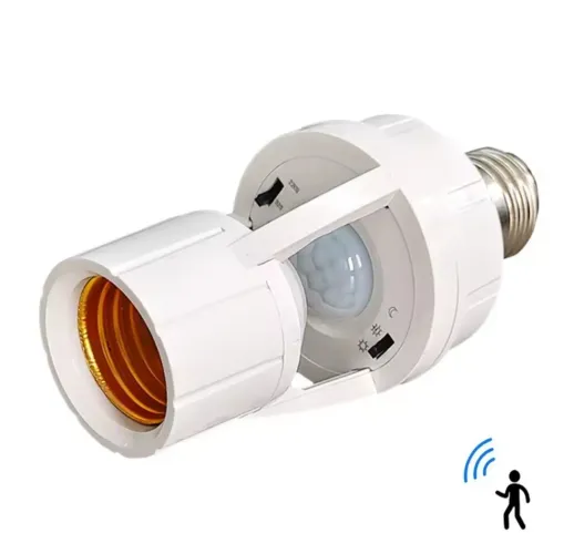 Soquete com sensor de movimento