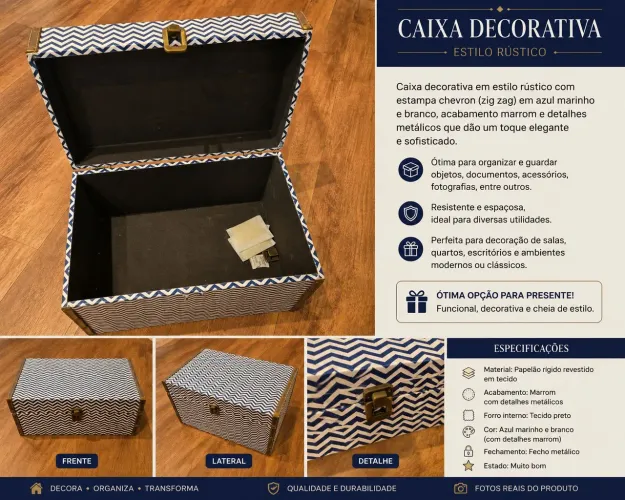Baú em MDF