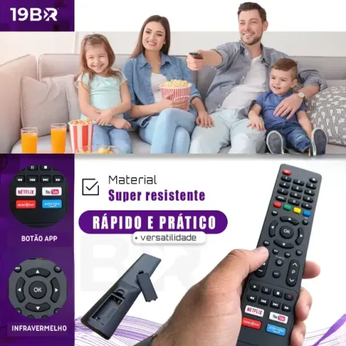 CONTROLE REMOTO SMART TV PHILCO