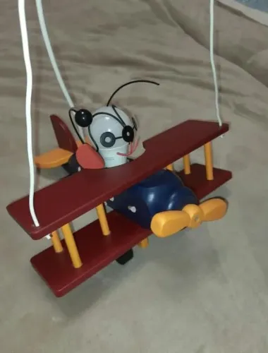 Luminaria Lustre Quarto infantil Avião - Pendente