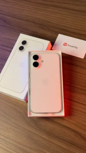 iPhone 16: 128GB de memória interna - Cor: Branco (92%) Garantia Apple até 11/26!