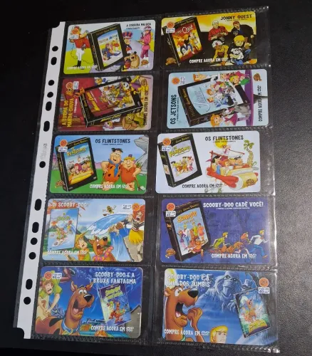 Serie completa hanna barbera, 12 cartao telefonico
