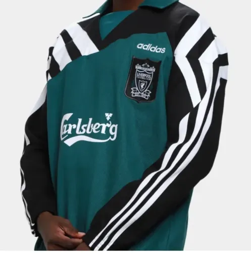 Casaco Liverpool 95 Adidas Masculina - Marrom+Preto